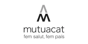 Logotip de MútuaCat amb el lema "fem salut, fem país"